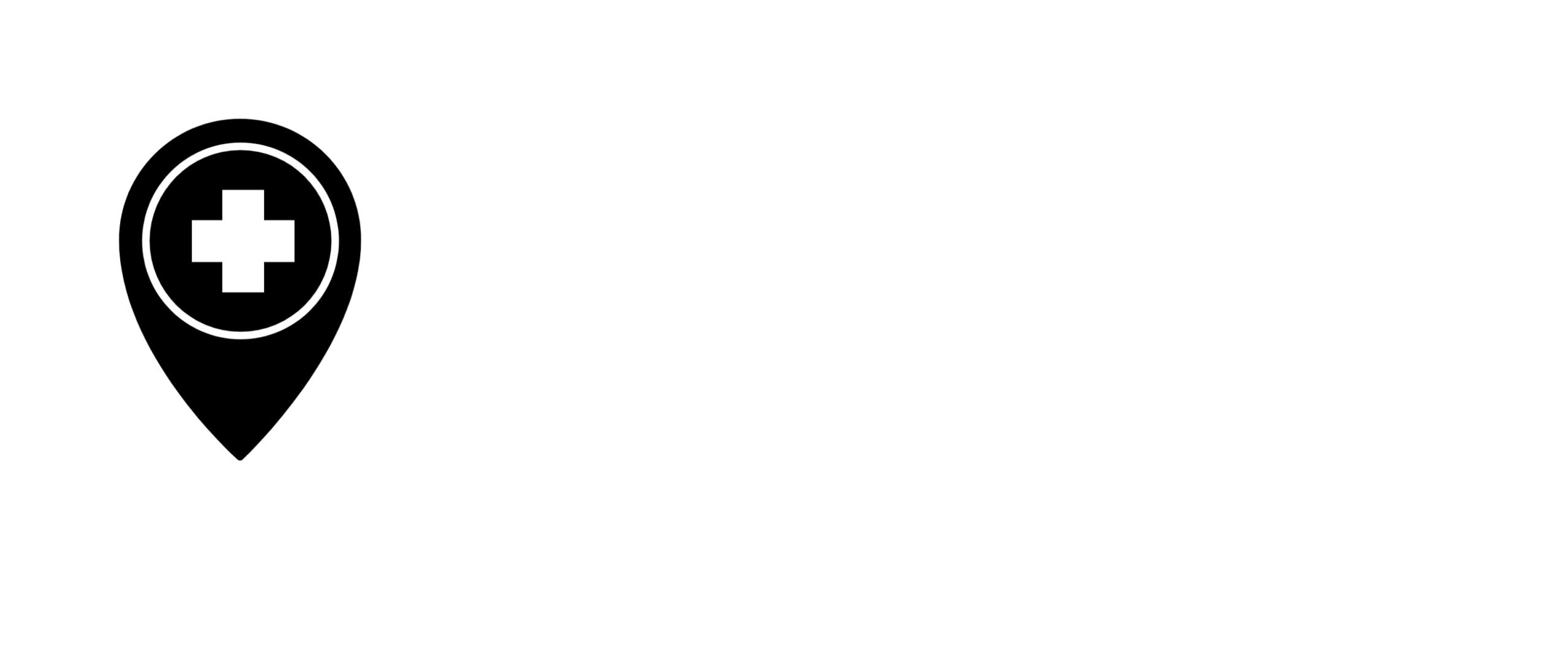 Ruhr Medizin Logo Claim weiss ohne HG